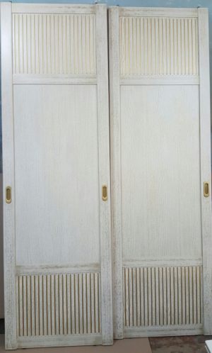 Двери для шкафа купе с фрезеровкой Владимир